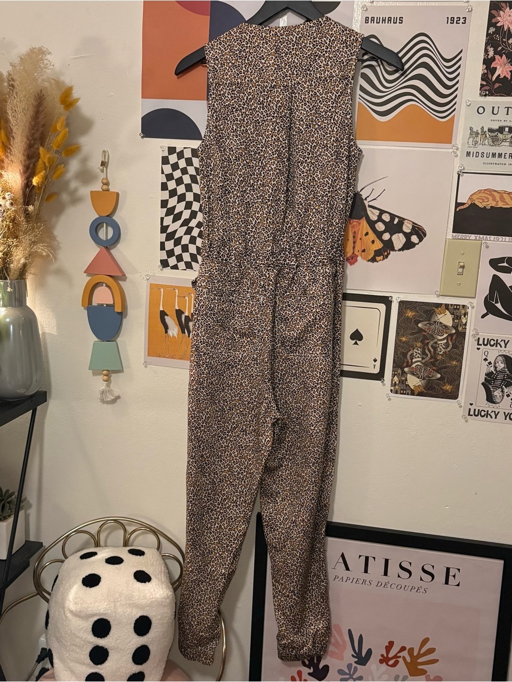 NWT Banana Republic Petite Leopard Print Wrap Jumpsuit Size 2P - Picture 6 of 6